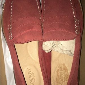 Maroon/Red NEVER WORN Sperrys